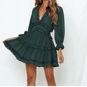 Saints + Secrets Green Dress